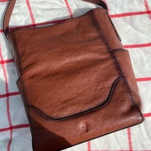 Frye Leather Side Pocket Hobo